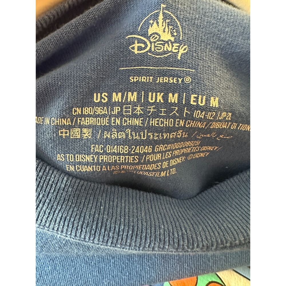 Walt Disney World Play in the Park Mickey & Friends Spirit Jersey Blue Unisex M - Picture 10 of 12